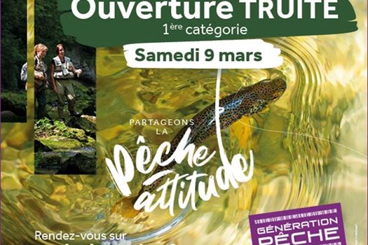 Ouverture de la pêche de la truite en 1ère catégorie