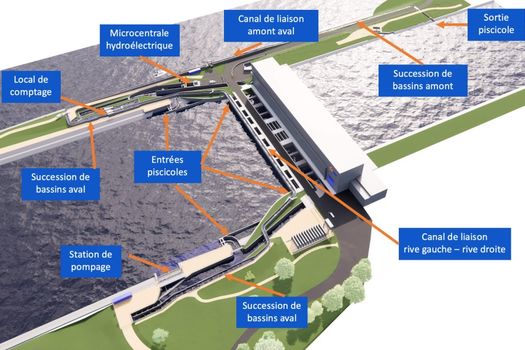 Coupure de la route d'accès aux écluses EDF de Rhinau du 22/04 18h au 23/04 7h