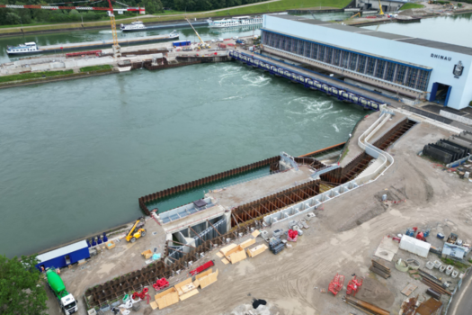 Coupure de la route d'accès aux écluses EDF de Rhinau le 24/07 de 7h à 19hh