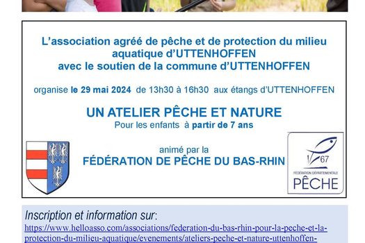 Atelier Pêche Nature à Uttenhoffen